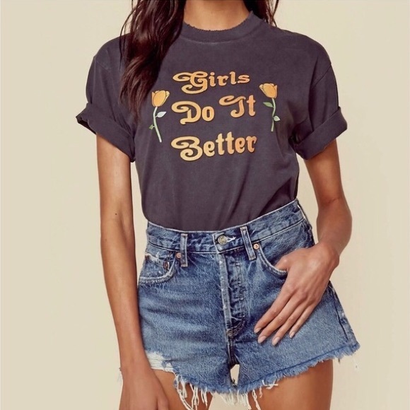 Free People x Girl Dangerous Graphic Tee - Picture 1 of 11